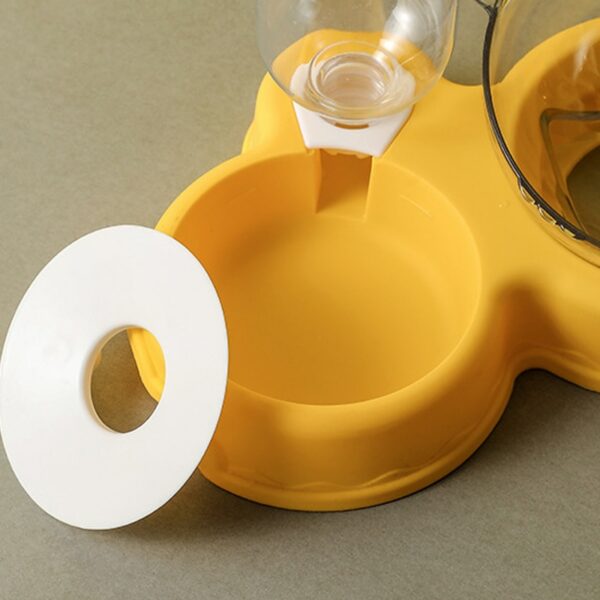 Pet Cat Bowl Automatic Feeder 3-in-1